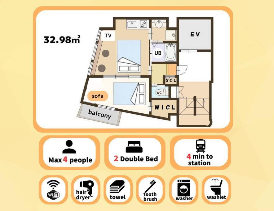 501,Open Sale,Residential Hotel Alex Osaka Buitenkant foto